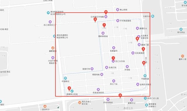 请问潍坊五金批发市场在哪？