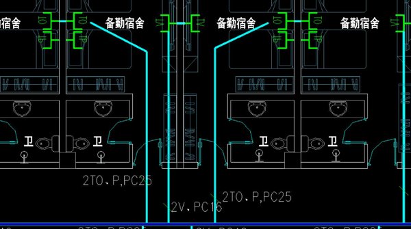 弱电图纸中的2TO代表什么意思？