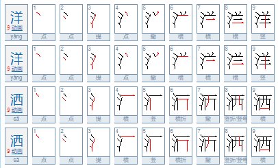 洒字的四字词语