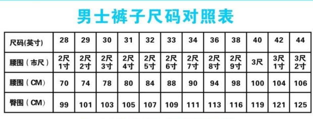 165的衣服是什么码的？