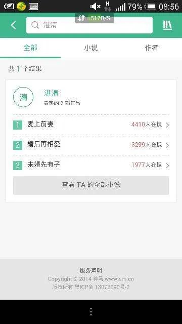 湛清小说作品集
