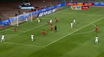 国足胜卡塔尔|我们出!线!啦!!!