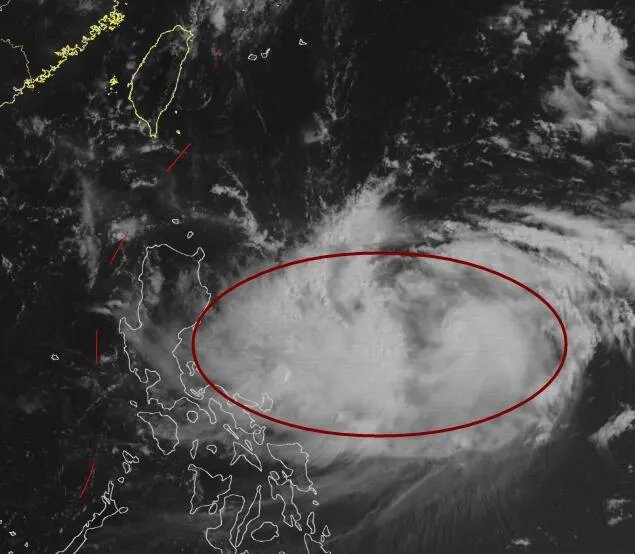 九号台风最新路径实时发布系统云图 台风美莎克高清卫星云图更新