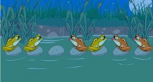 智力游戏小青蛙过河答案是什么?