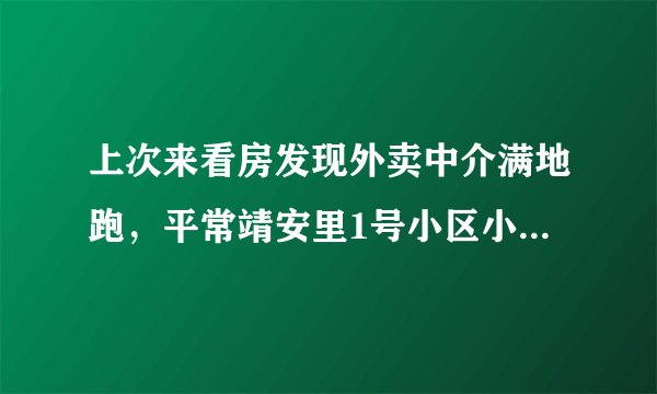 上次来看房发现外卖中介满地跑,平常靖安里1号小区小区门禁管理的严格吗?对外来人员出入有什么限制吗?