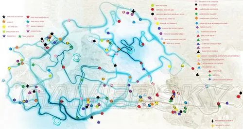 《极品飞车17》全部车详细位置图