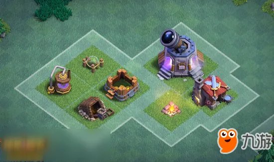 《部落冲突》建筑大师第二大本营阵型详解