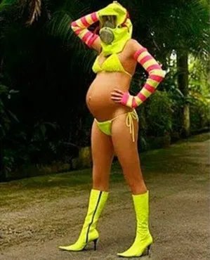 新意倍出 外国准妈妈的20张孕妇照