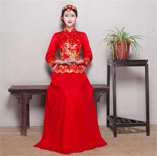 红色婚纱图片欣赏 红色婚纱赋予婚礼的意义