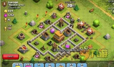 部落冲突4本神阵图 4本强力布局推荐