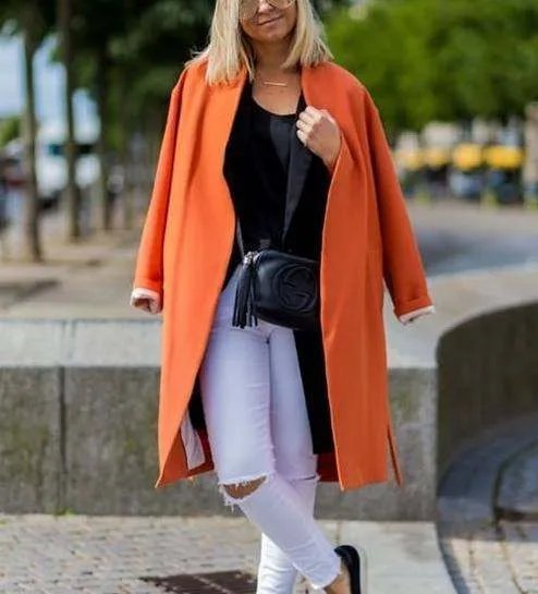 白色冬天裤子怎么搭配