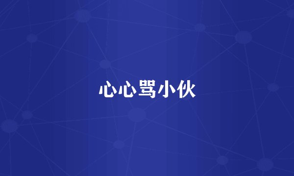 心心骂小伙