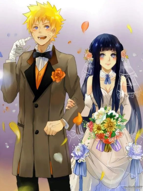 火影忍者最美婚纱照出炉 鸣雏 佐樱有情人终成眷属！