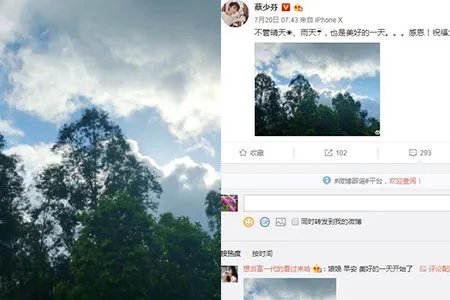 蔡少芬怀二胎旧照大方分享育儿心得 晒风景照感恩大家