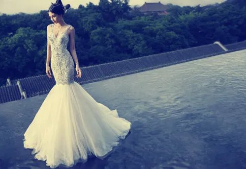 时尚婚纱图片欣赏 如何挑选时尚婚纱