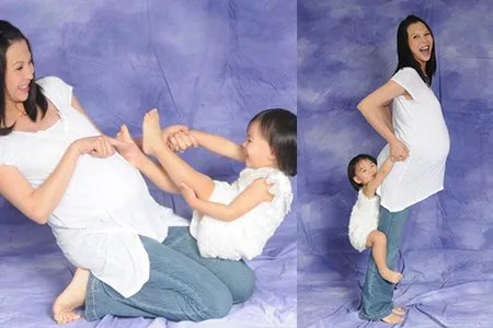 蔡少芬怀二胎旧照大方分享育儿心得 晒风景照感恩大家