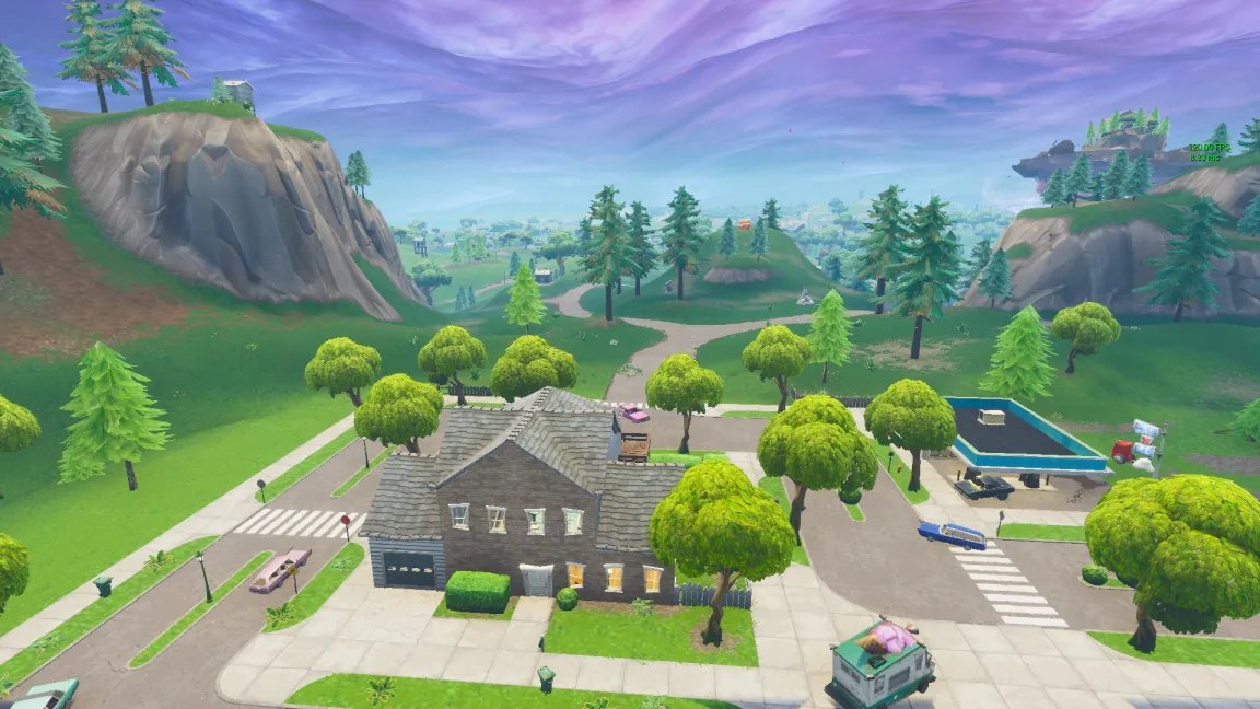 《堡垒之夜》空中小岛资源打法介绍