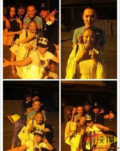 32郎激吻丁少华 《中国好声音》幕后照亲如家人