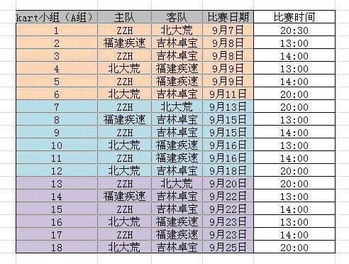 K1电视职业联赛第2季赛程时间表公布