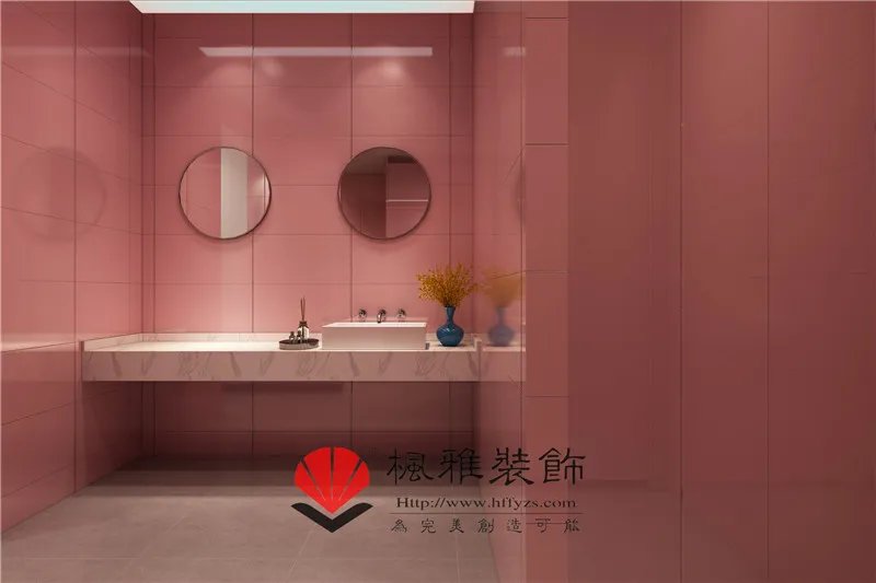 合肥健身工作室装修,粉色系INS风健身房设计效果图