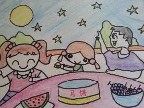 中秋节画报简单又漂亮