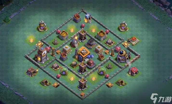 部落冲突7本最强布阵