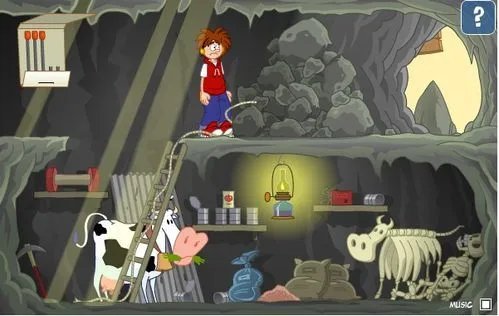 逃出山洞小游戏攻略