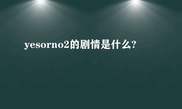 yesorno2的剧情是什么?