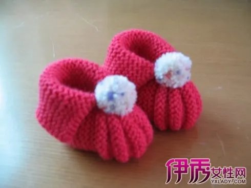 宝宝鞋的织法和图解说明