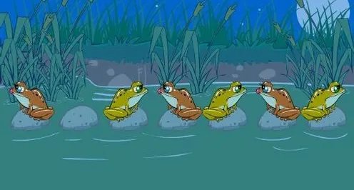 智力游戏小青蛙过河答案是什么?