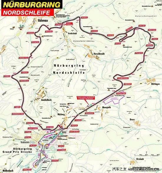 纽博格林北环赛道。