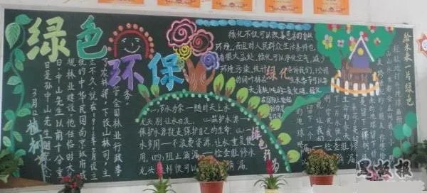 绿色环保黑板报内容