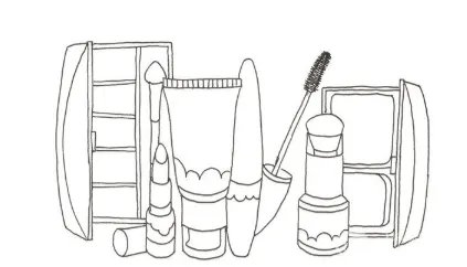 卡通画——化妆品套装的绘画技巧