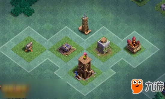 《部落冲突》建筑大师第二大本营阵型详解