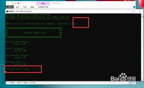 Mini-KMS_Activator激活office2010使用教程