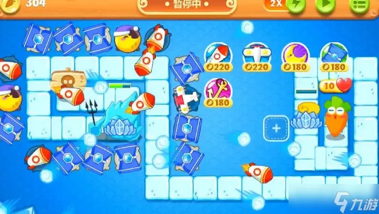 《保卫萝卜2》第39关水晶萝卜攻略