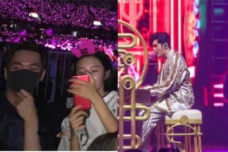 周杰伦怒斥保安后道歉唐艺昕张若昀现身周董演唱会