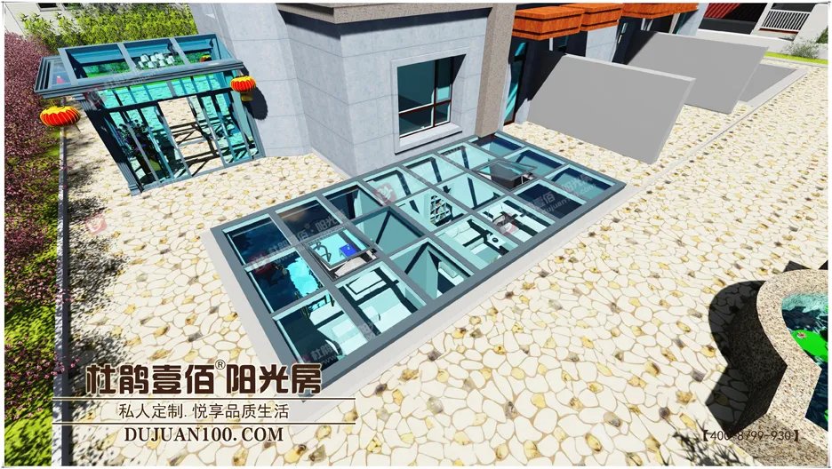 你的下沉小院阳光房里面藏着”小心机”（顺义丽樽封下沉小院阳光房设计图及案例分享）