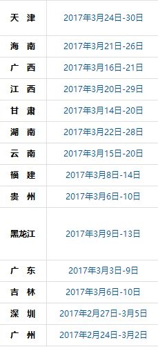 2018年公务员考试报名时间表