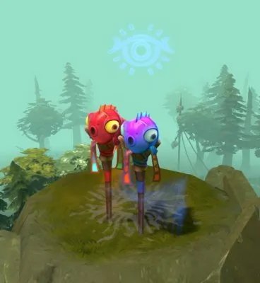 DOTA2信使“翠玉小龙”和守卫“年年有鱼”获取攻略