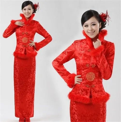 红色婚纱图片欣赏 红色婚纱赋予婚礼的意义