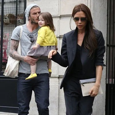 贝克汉姆一家照片曝光 家庭和睦令人羡慕