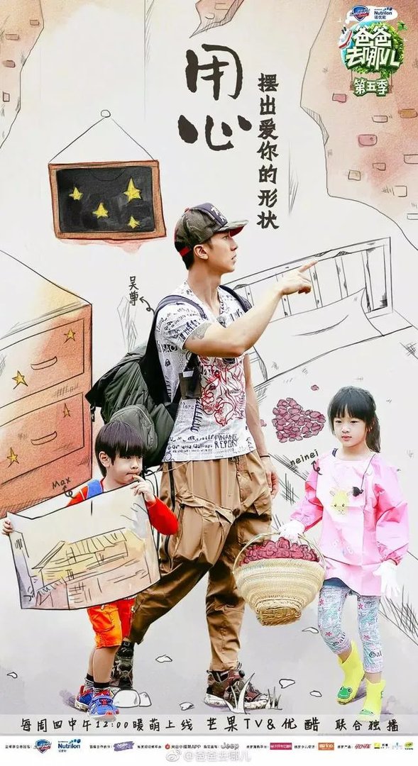 《爸爸去哪儿》出到第五期了，里面有哪几位爸爸？