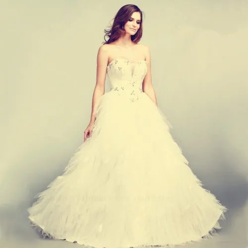 时尚婚纱图片欣赏 如何挑选时尚婚纱