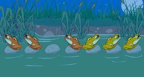 智力游戏小青蛙过河答案是什么?