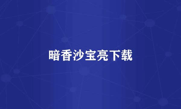 暗香沙宝亮下载