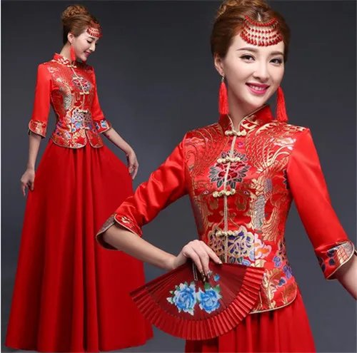 红色婚纱图片欣赏 红色婚纱赋予婚礼的意义