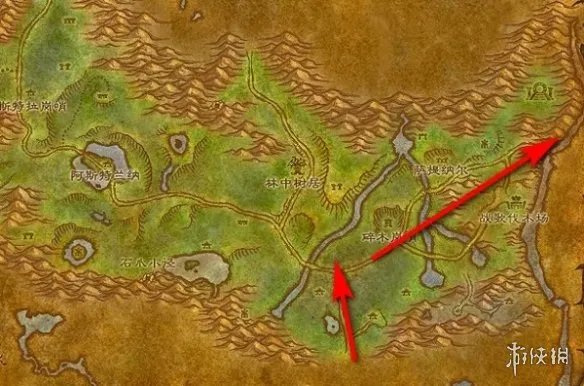 《魔兽世界》废墟海岸位置