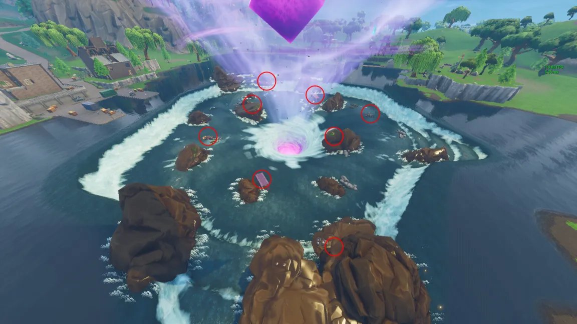 《堡垒之夜》空中小岛资源打法介绍