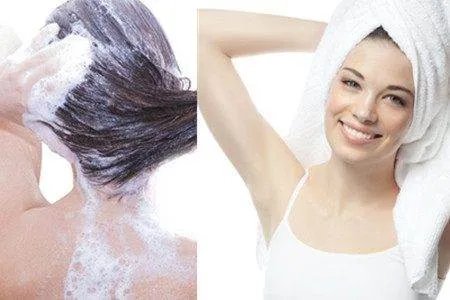 怎么用毛巾包头发图解